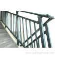 Zinc steel aluminum stair railings wooden handrails